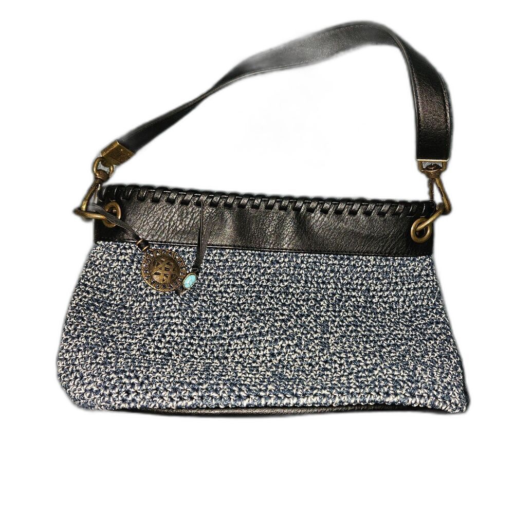 The Sak Indie Crochet Shoulder Bag EUC